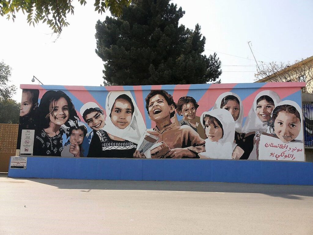 ArtLords Mural at PoPH square in Afghanistan